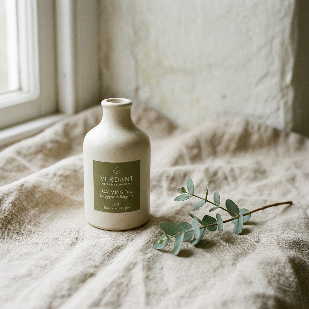 Minimalist EverLiv product still life on linen